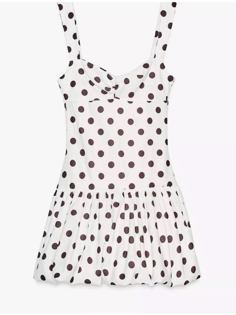 ZARA Polka Dot Balloon Mini Dress